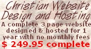 Complete website designed, and hosted for 1 year with no monthly fees
