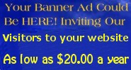A banner linked to you website could be on this page for as little as $39.95